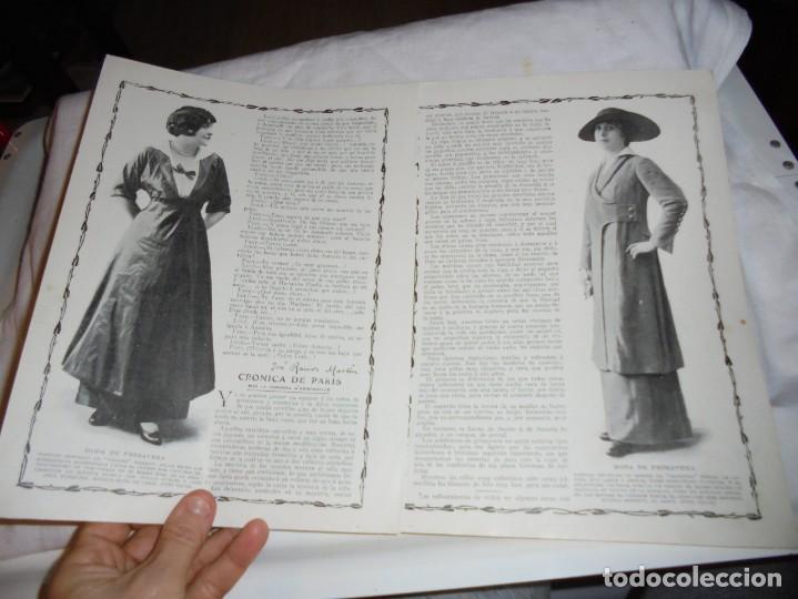 Collezionismo di Riviste e Giornali: MODA DE PRIMAVERA 2 HOJAS BLANCO Y NEGRO 1915