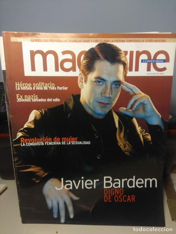 Collection Magazines and Newspapers: MAGAZINE :  JAVIER BARDEM + IVES PARLIER + EX NAZIS + JOSE LUIS DE VILLALONGA
