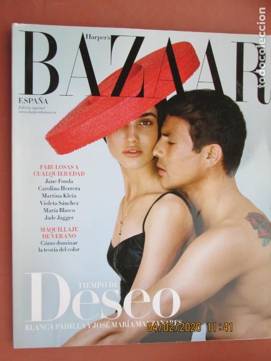 Coleccionismo de Revistas y Peri&oacute;dicos: BAZAAR , HARPER&acute;S ESPA&Ntilde;A , REVISTA JULIO 2015 - CAROLINA HERRERA , JANE FONDA , MARTINA KLEIN