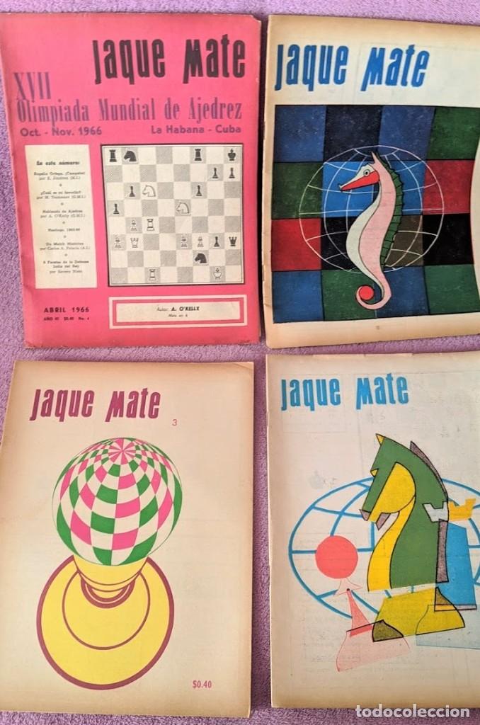Collezionismo di Riviste e Giornali: JAQUE MATE 8 REVISTAS AJEDREZ, CUBA, JUAN VELA MONET 1966 1967
