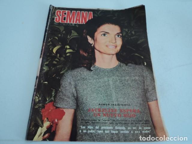 Coleccionismo de Revistas y Peri&oacute;dicos: REVISTA SEMANA MARZO 1969 JACKELINE RAPHAEL PEDRO OSINAGA PINITO DEL ORO