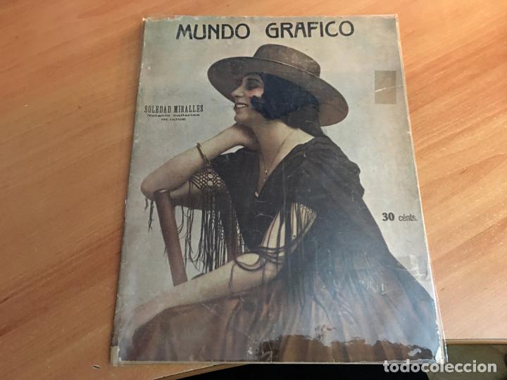 Coleccionismo de Revistas y Peri&oacute;dicos: MUNDO GRAFICO 1 SEP 1920 SOLEDAD MIRALLES ASESINATO ZARAGOZA, ACCIDENTE AUTOMOVIL BARCELONA (AB-2)