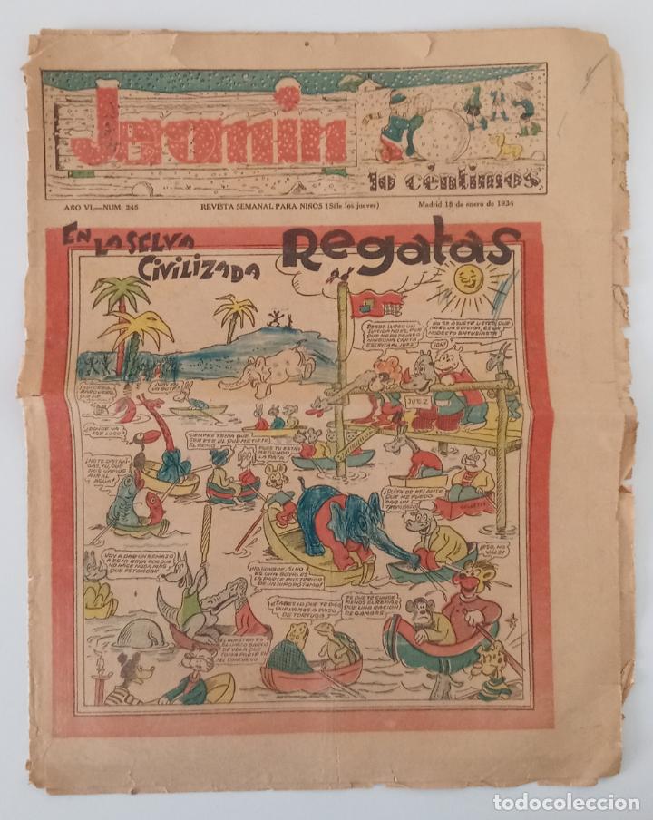 Collection Magazines and Newspapers: REVISTA SEMANAL PARA NI&Ntilde;OS JEROMIN. N&ordm; 245. 18 ENERO 1934