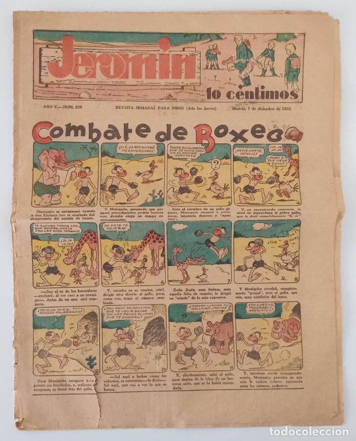 Collection Magazines and Newspapers: REVISTA SEMANAL PARA NI&Ntilde;OS JEROMIN. N&ordm; 239. 7 DICIEMBRE 1933
