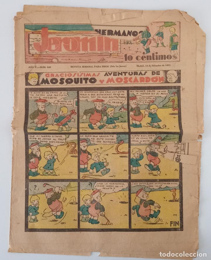 Collection Magazines and Newspapers: REVISTA SEMANAL PARA NI&Ntilde;OS JEROMIN. N&ordm; 240. 14 DICIEMBRE 1933