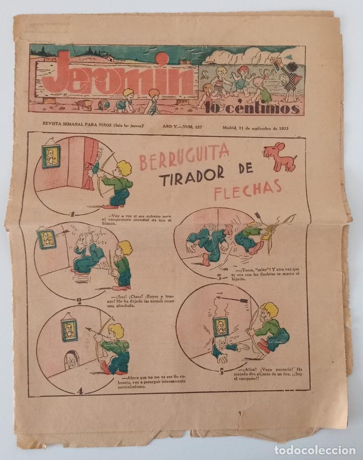 Collection Magazines and Newspapers: REVISTA SEMANAL PARA NI&Ntilde;OS JEROMIN. N&ordm; 227. 21 SEPTIEMBRE 1933