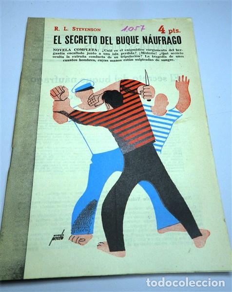 Coleccionismo de Revistas y Peri&oacute;dicos: STEVENSON, R.L. El secreto del buque n&aacute;ufrago (Revista Literaria Novelas y Cuentos ; 1057)