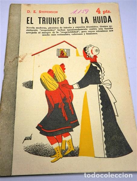 Coleccionismo de Revistas y Peri&oacute;dicos: STEVENSON, D.E. El triunfo en la huida : novela completa (Revista Literaria Novelas y Cuentos ; 1159