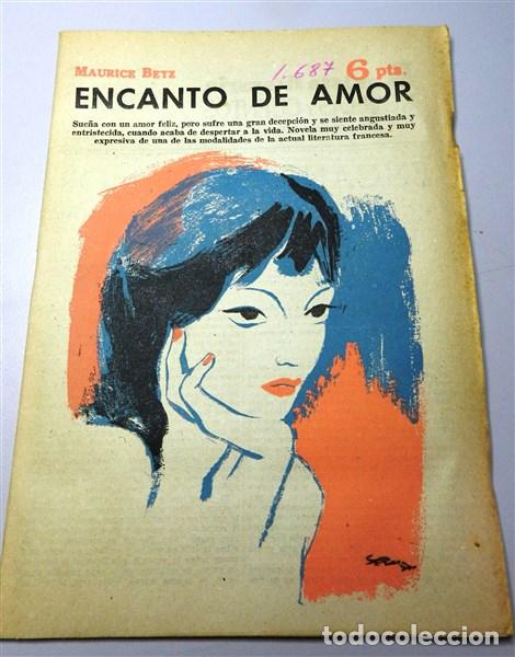 Collezionismo di Riviste e Giornali: BETZ, Maurice. Encanto de amor (Revista Literaria Novelas y Cuentos ; 1687)
