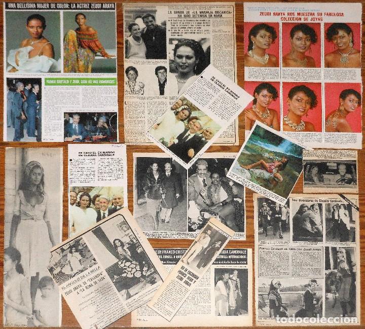 Sammeln von Zeitschriften und Zeitungen: ZEUDI ARAYA lote prensa spain clippings 1970s magazine articles photos sexy black actress