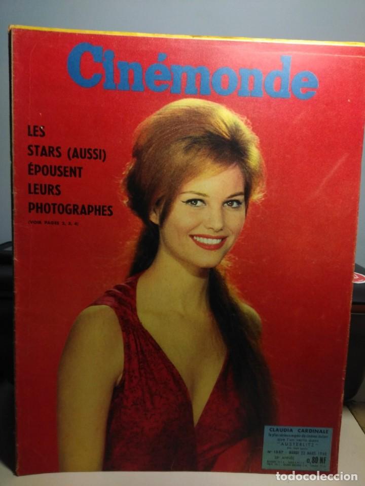 Collectionnisme de Revues et Journaux: CINEMONDE : CLAUDIA CARDINALE + LIZ TAYLOR + JEAN-PIERRE CASSEL