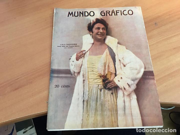 Coleccionismo de Revistas y Peri&oacute;dicos: MUNDO GRAFICO 1913 LOLA SAAVEDRA , INHUNDACIONES HOLANDA (COIB76)