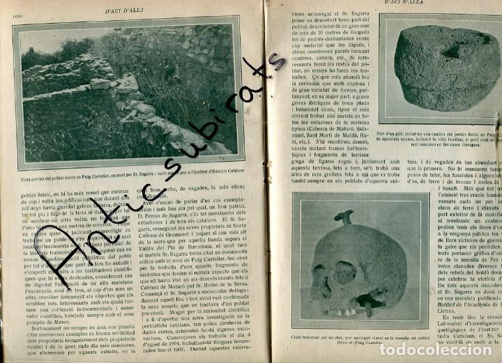 Coleccionismo de revistas y peri&oacute;dicos: REVISTA 1919 CATALANS A PERPINYA MANCOMUNITAT POBLAT IBERIC PUIG CASTELLAR DEL VALLES GRAMANET