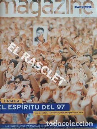 Collezionismo di Riviste e Giornali: MAGAZINE DOMINICAL LA VANGUARDIA - 28 DICIEMBRE DE 1997 - ERMUA , EL ESPIRITU DEL 97 -