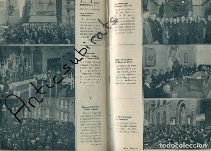 Coleccionismo de Revistas y Peri&oacute;dicos: REVISTA A&Ntilde;O 1922 CONCIERTO EN LA SAGRADA FAMILIA GAUDI ORFEO VIGATA ANGEL GUIMERA