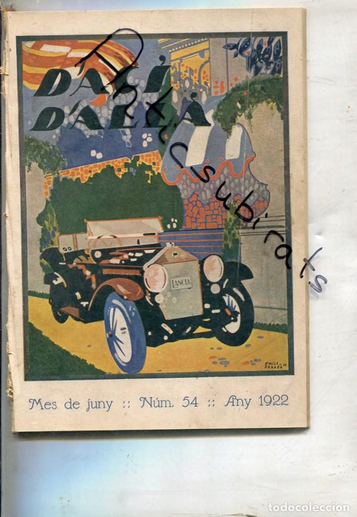 Coleccionismo de Revistas y Peri&oacute;dicos: REVISTA A&Ntilde;O 1922 LANCIA EN PORTADA EMILI FERRER FOSIL DE UN MAMUT EN PEDRALVES ESTUDIS CATALANS