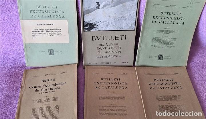Collezionismo di Riviste e Giornali: BUTLLETI EXCURSIONISTA DE CATALUNYA, 10 REVISTAS 1926, 1934