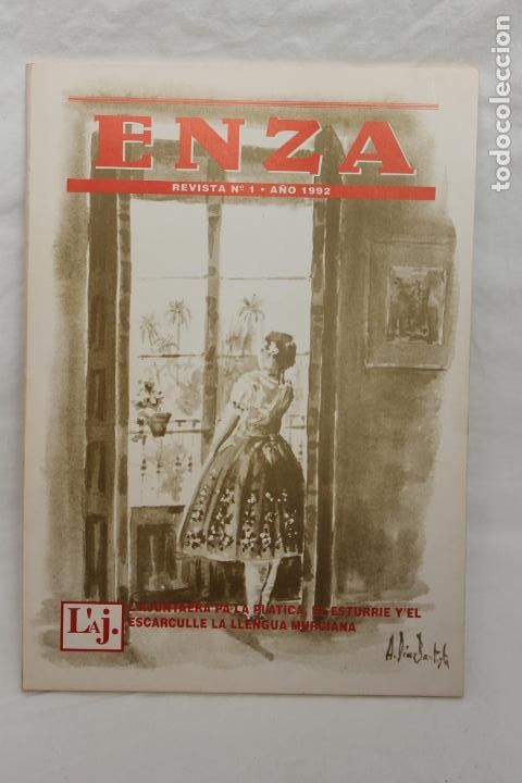 Coleccionismo de revistas y peri&oacute;dicos: REVISTA ENZA, N&ordm; 1 A&Ntilde;O 1992 L&acute;AJUNTAERA PA LA PLATICA, LLENGUA MURCIANA