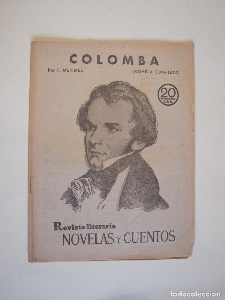 Coleccionismo de Revistas y Peri&oacute;dicos: COLOMBA - P. MERIMEE - REVISTA LITERARIA NOVELAS Y CUENTOS - N&ordm; 65 - ED. D&Eacute;DALO 1930 - 20 cts.