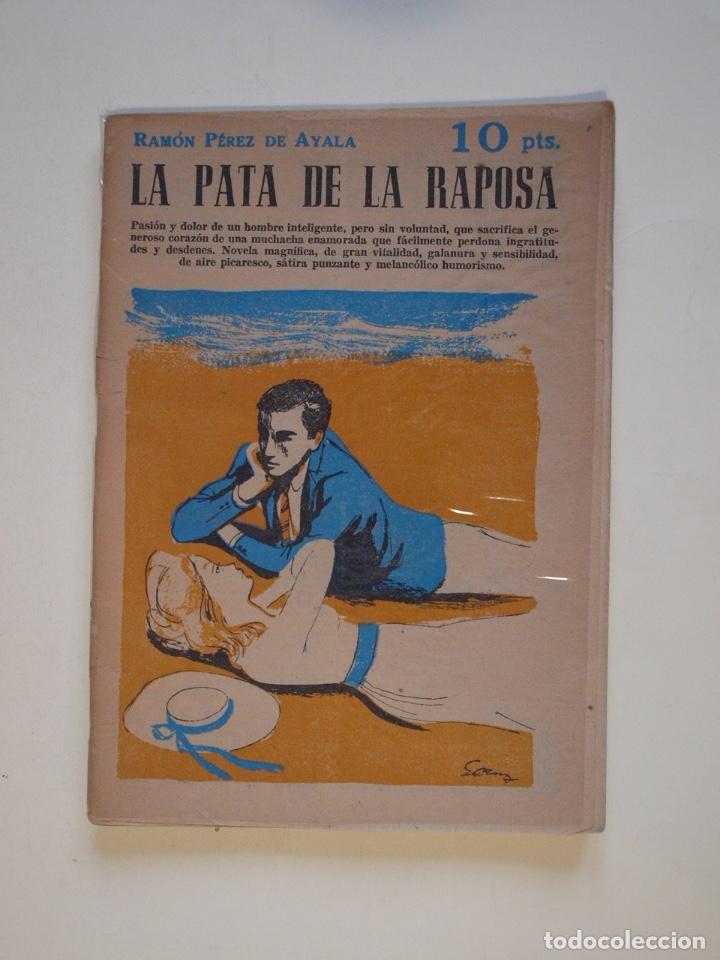 Coleccionismo de Revistas y Peri&oacute;dicos: LA APATA DE LA RAPOSA - RAM&Oacute;N P&Eacute;REZ DE AYALA - REVISTA LITERARIA NOVELAS Y CUENTOS - N&ordm; 1665 - 1963