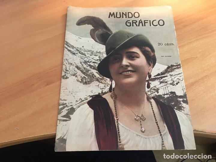 Coleccionismo de Revistas y Peri&oacute;dicos: MUNDO GRAFICO BOMBAS PARIS CATASTROFE FERROVIARIA PARIS (COIB76)