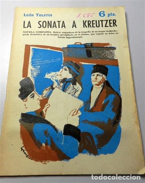 Coleccionismo de Revistas y Peri&oacute;dicos: TOLSTOI, Le&oacute;n. La sonata a Kreutzer : novela completa (Revista Literaria Novelas y Cuentos ; 1635)