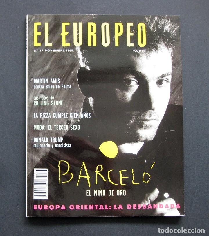 Coleccionismo de Revistas y Peri&oacute;dicos: El Europeo. Mensual de Actualidades N&ordm; 17 Noviembre 1989 &ndash; Barcel&oacute;