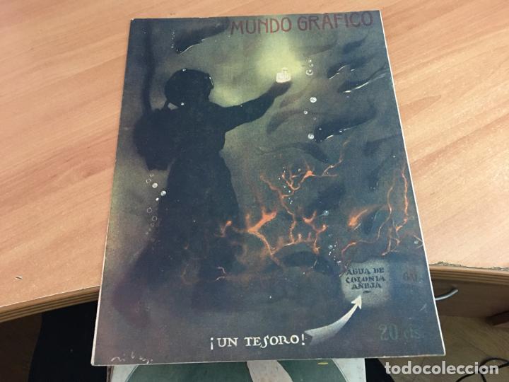 Colecionismo de Revistas e Jornais: MUNDO GRAFICO 13 JUNIO 1917 CORPUS CHRISTI EN MADRID, PE&Ntilde;ON VELEZ GOMERA (COIB76)