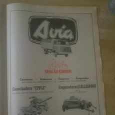 Coleccionismo de Revistas y Periódicos: HOJA PERIODICO PUBLICIDAD ANUNCIO CAMIONES AVIA. Lote 200531815