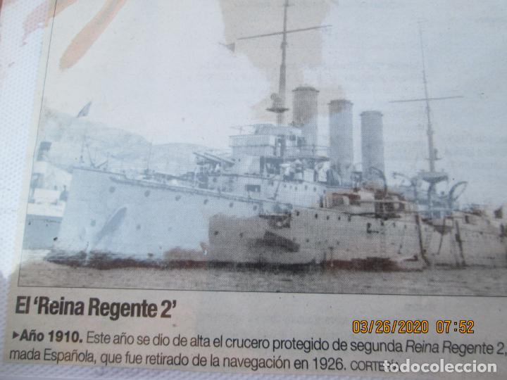 Coleccionismo de revistas y peri&oacute;dicos: EL REINA REGENTE 2 - A&Ntilde;O 1910 - C&Aacute;DIZ - RECORTE DE PERI&Oacute;DICO 13X10 CM.