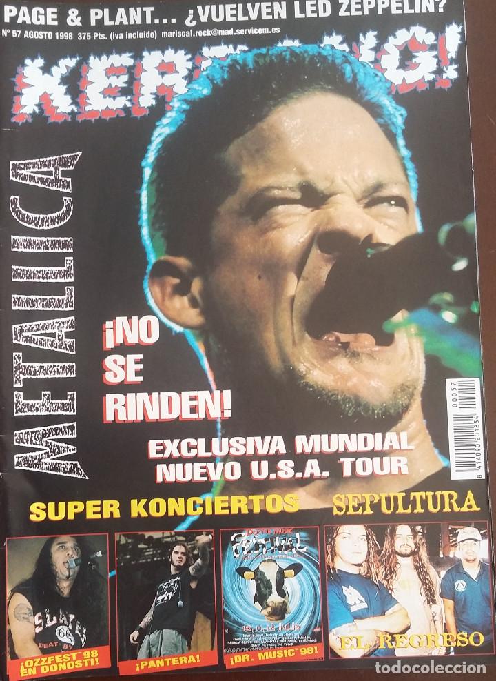 Coleccionismo de revistas y peri&oacute;dicos: Kerrang N&ordm;57 - Foto 1