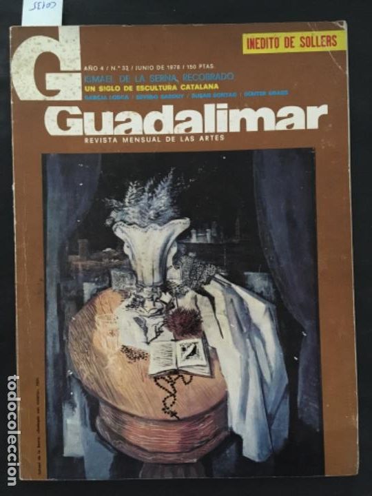 Collezionismo di Riviste e Giornali: REVISTA DE LAS ARTES, GUADALIMAR, NUM 33, ISMAEL DE LA SERNA, GARCIA LORCA, SARDUY, SONTAG Y GRASS