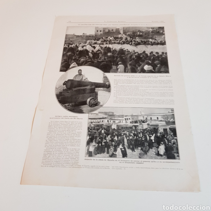 Collezionismo di Riviste e Giornali: LA OCUPACI&Oacute;N DE LAS TROPAS ESPA&Ntilde;OLAS EN TETU&Aacute;N - A&Ntilde;O 1913