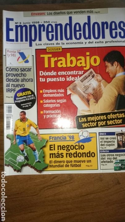 Collezionismo di Riviste e Giornali: Revista Emprendedores n&uacute;mero 9, 1998