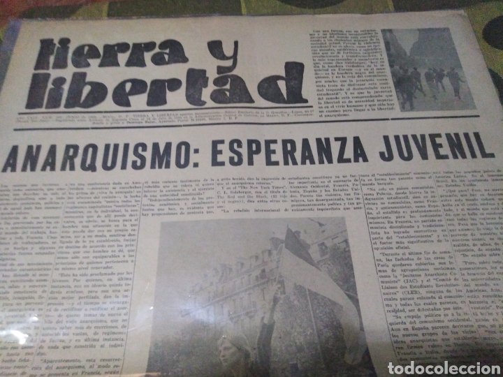 Collection Magazines and Newspapers: PERI&Oacute;DICO ANARQUISTA TIERRA Y LIBERTAD, a&ntilde;o XXIII, n-306,1968,mexico