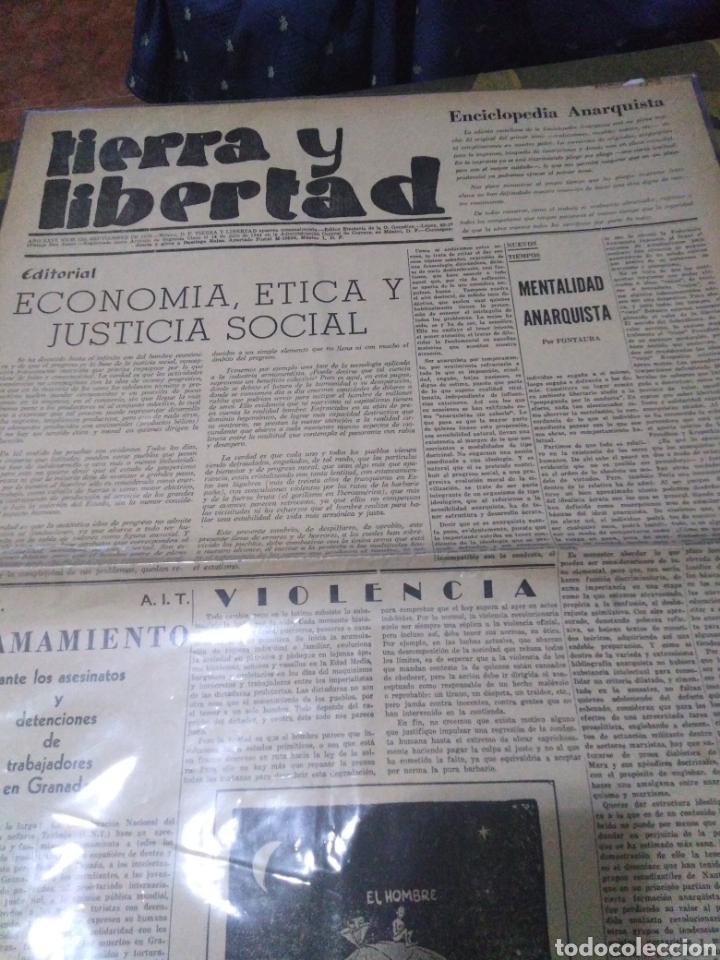 Collection Magazines and Newspapers: PERI&Oacute;DICO ANARQUISTA TIERRA Y LIBERTAD, a&ntilde;o XXVI, n330, 1970,mexico
