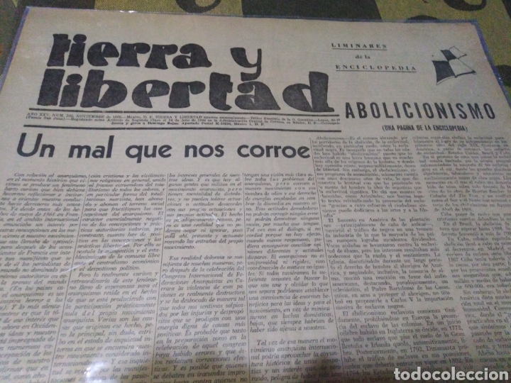 Collection Magazines and Newspapers: Peri&oacute;dico anarquista, TIERRA Y LIBERTAD, a&ntilde;o XVIII, n322, 1969