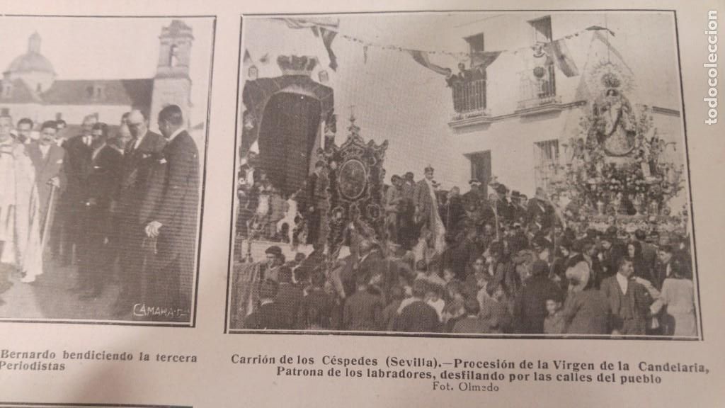 Colecionismo de Revistas e Jornais: CARRION DE LOS CESPEDES GIBRALTAR ABADIANO TEATRO ALKAZAR MADRID PABLO LUNA METRO BARCELONA 1925