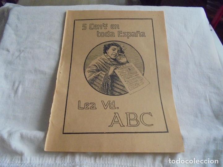Coleccionismo de Revistas y Peri&oacute;dicos: PUBLICIDAD LEA USTED ABC.HOJA DE REVISTA BLANCO Y NEGRO 1915