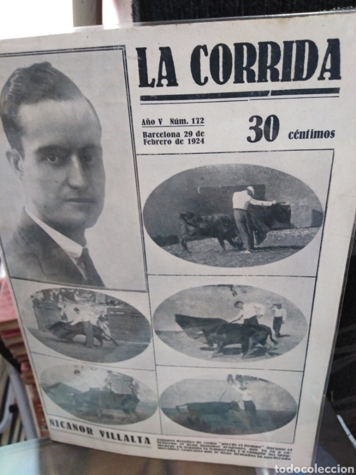 Coleccionismo de Revistas y Peri&oacute;dicos: Revista taurina LA CORRIDA, original, n122, 1924