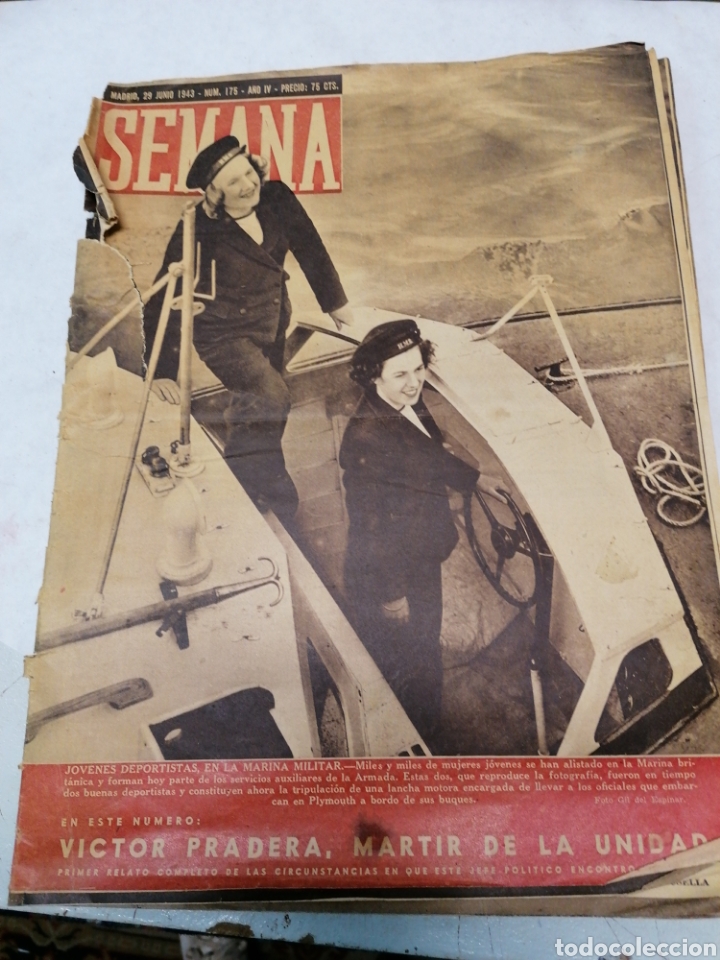 Coleccionismo de Revistas y Peri&oacute;dicos: Revista Semana a&ntilde;o 1943