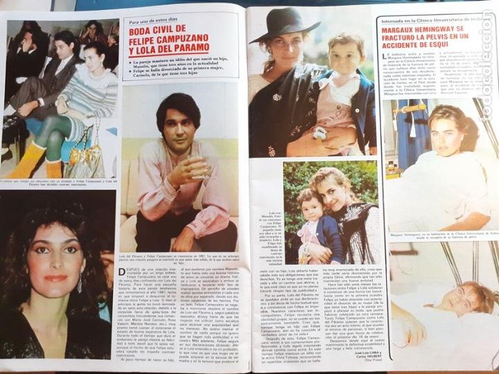 Coleccionismo de revistas y peri&oacute;dicos: felipe campuzano lola del paramo margaux hemingway