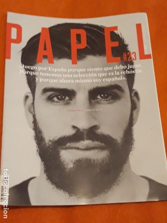 Collection Magazines and Newspapers: REVISTA PAPEL DE EL MUNDO N&ordm;23 GERARD PIQUE FUTBOLISTA 3.0*