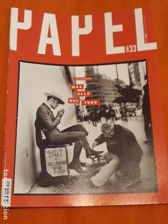 Collection Magazines and Newspapers: REVISTA PAPEL DE EL MUNDO N&ordm;33 TALAVANTE MAS ALLA DEL TORO*