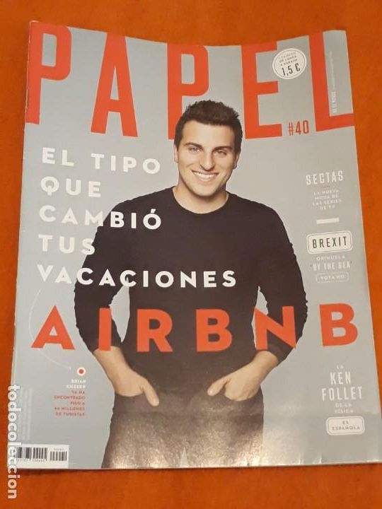 Collection Magazines and Newspapers: REVISTA PAPEL DE EL MUNDO N&ordm;40 EL TIPO QUE CAMBIO TUS VACACIONES AIRBNB*