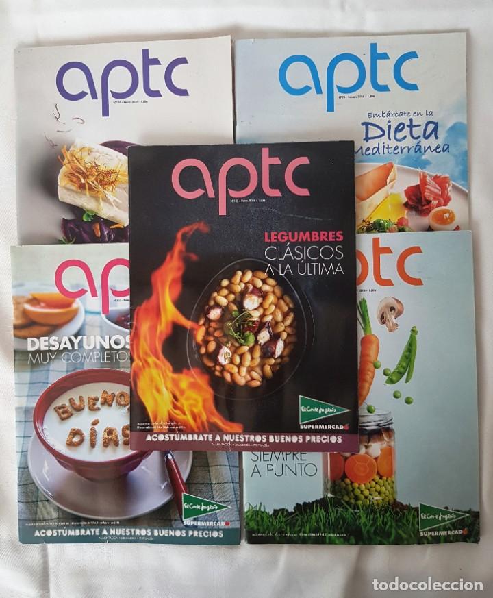 Coleccionismo de Revistas y Peri&oacute;dicos: Lote 5 revistas APTC de El Corte Ingl&eacute;s. 2014 - 2015.