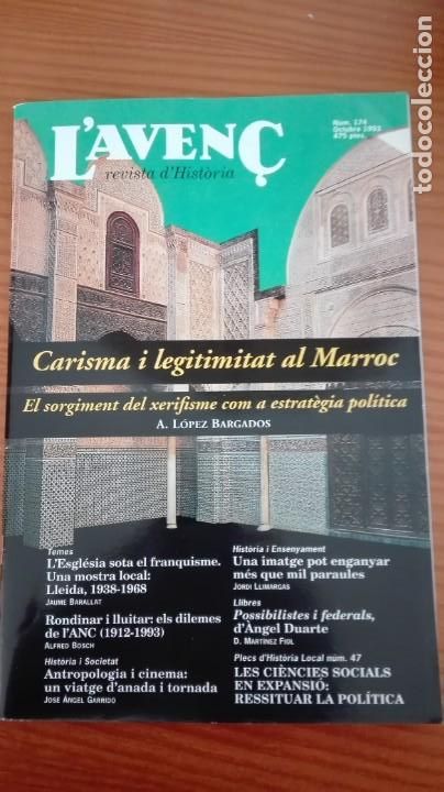 Collezionismo di Riviste e Giornali: Revista Aven&ccedil; n&ordm; 174 Octubre 1993 El Marroc El xerifisme L'ANC 1912-1993 Esgl&eacute;sia franquisme