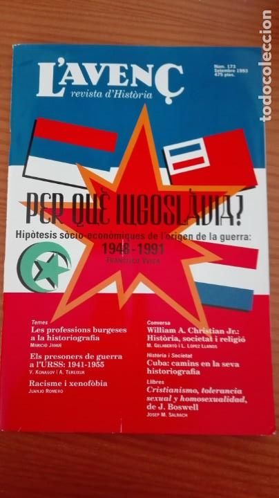 Collezionismo di Riviste e Giornali: Revista Aven&ccedil; n&ordm; 173 Setembre 1993 Iugosl&agrave;via Racisme i Xenof&ograve;bia Presoners guerra URSS 1941-55