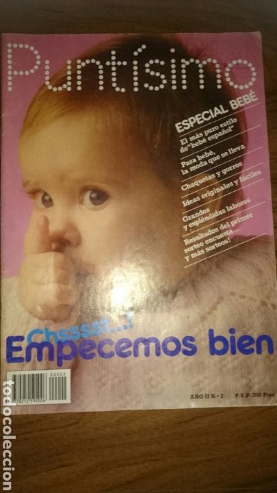 Collection Magazines and Newspapers: Revista Puntisimo n&uacute;mero 2, a&ntilde;o 1983. Especial bebe