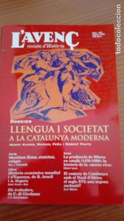 Collectionnisme de Revues et Journaux: Revista Aven&ccedil; n&ordm;189 Febrer 1995 Llengua i societat Catalunya moderna Els trobadors di Girolamo